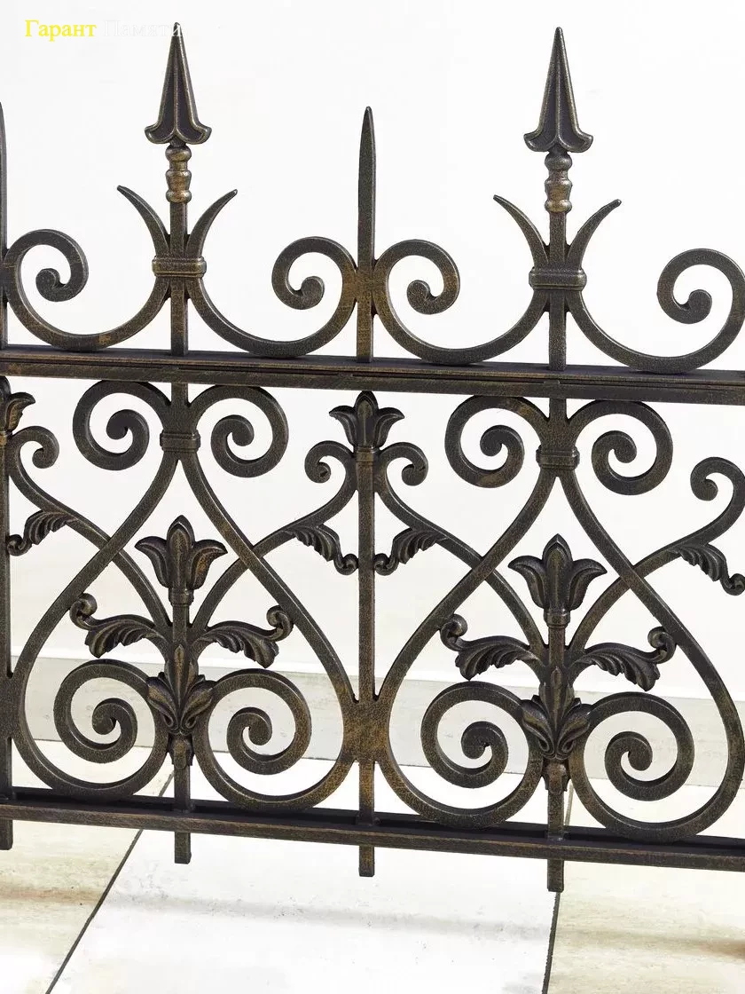 Ограда чугунная №2 "Пика"